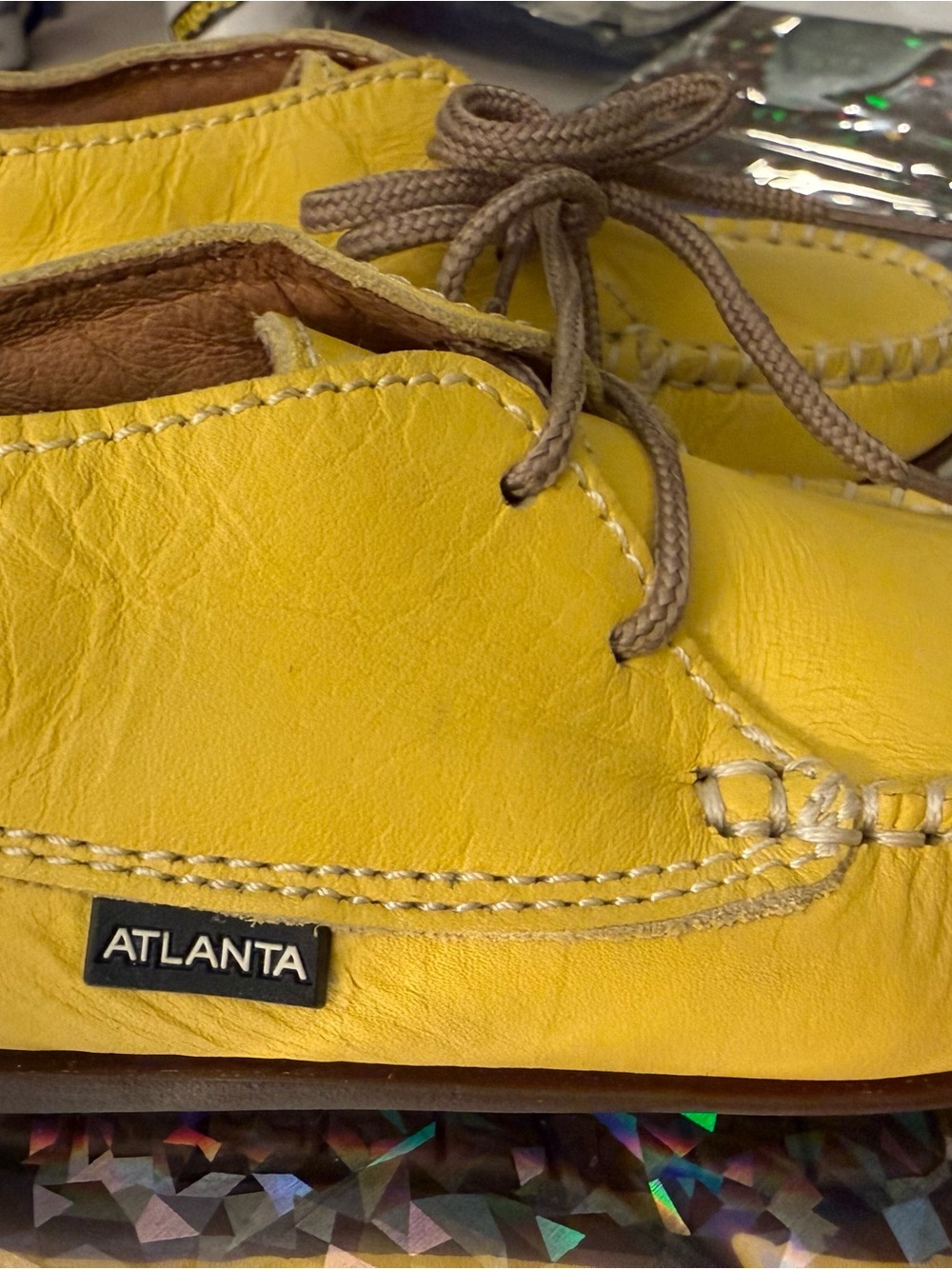 Atlanta Kids Leather Moccasins